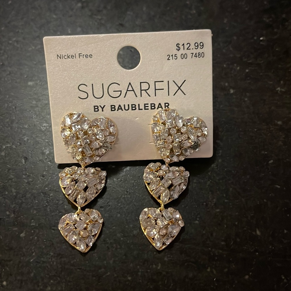 Sugar fix by Baublebar heart earrings!